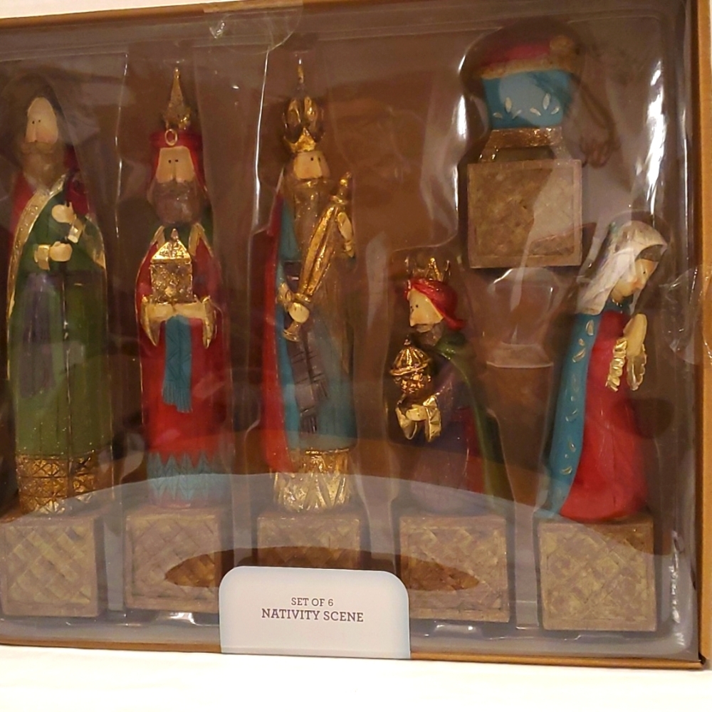 Nativity Scene Set of 6 - Picture 1 of 4